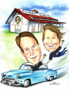 custom caricature for fathers day