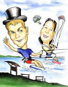 water stports wedding