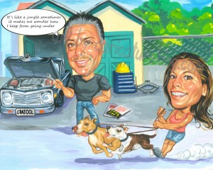 unique gift idea caricature