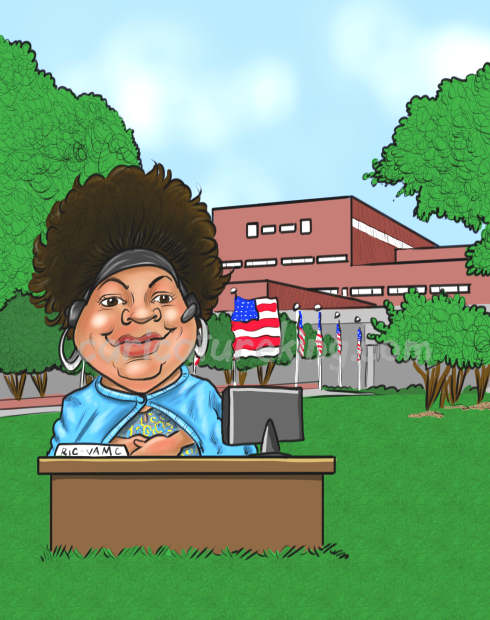 nurse caricature