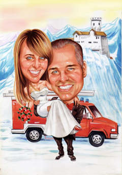 wedding gift art painting