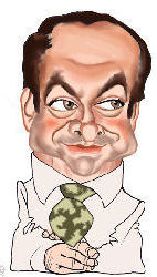 George draws caricatures like this(12K)
