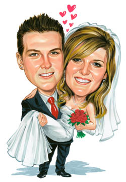 wedding caricature3