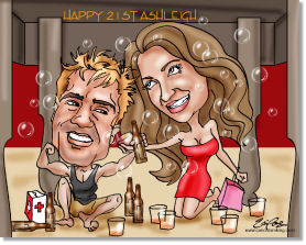 personalized caricature