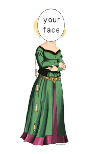 ladyof old caricature