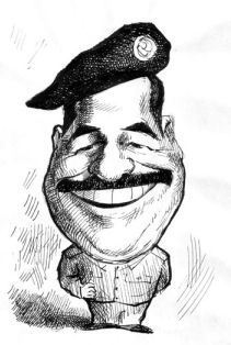 hand drawn caricature