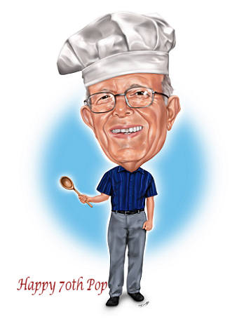 pop-birthday caricature art gift