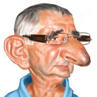 Sample of digital caricature artist Jardim