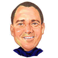 caricature sample for artist John who loves doing retirement gift caricatures(11K)