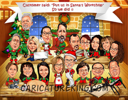 santas-workshop greeting gard